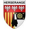 Herserange Sticker wappen, gelsenkirchen, augsburg, klebender aufkleber