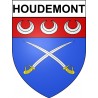 Houdemont Sticker wappen, gelsenkirchen, augsburg, klebender aufkleber