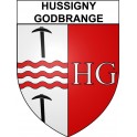 Hussigny-Godbrange 54 ville Stickers blason autocollant adhésif