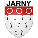 Jarny 54 ville Stickers blason autocollant adhésif