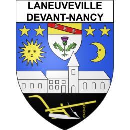 Stickers coat of arms Laneuveville-devant-Nancy adhesive sticker