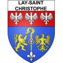 Lay-Saint-Christophe 54 ville Stickers blason autocollant adhésif