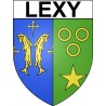 Pegatinas escudo de armas de Lexy adhesivo de la etiqueta engomada