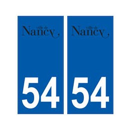 54 Nancy logo autocollant plaque stickers ville