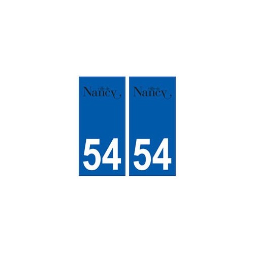 54 Nancy logo autocollant plaque stickers ville