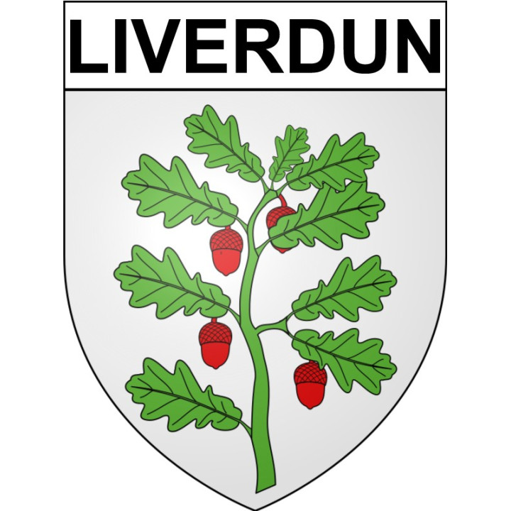 Liverdun Sticker wappen, gelsenkirchen, augsburg, klebender aufkleber