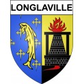 Longlaville 54 ville Stickers blason autocollant adhésif