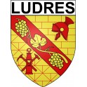 Pegatinas escudo de armas de Ludres adhesivo de la etiqueta engomada