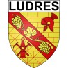 Stickers coat of arms Ludres adhesive sticker