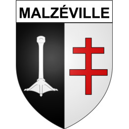Malzéville Sticker wappen, gelsenkirchen, augsburg, klebender aufkleber