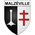 Malzéville 54 ville Stickers blason autocollant adhésif