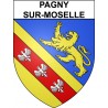 Pagny-sur-Moselle Sticker wappen, gelsenkirchen, augsburg, klebender aufkleber