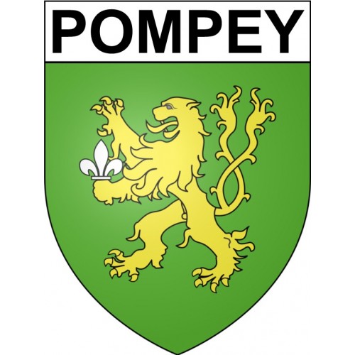 Pompey 54 ville Stickers blason autocollant adhésif