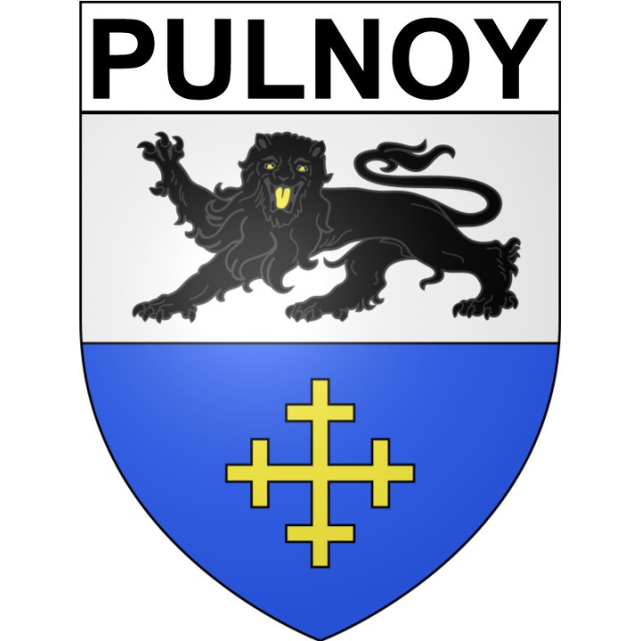 Pulnoy Sticker wappen, gelsenkirchen, augsburg, klebender aufkleber