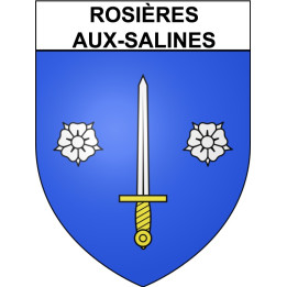 Rosières-aux-Salines 54 ville Stickers blason autocollant adhésif