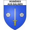 Stickers coat of arms Rosières-aux-Salines adhesive sticker