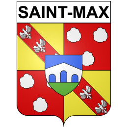 Stickers coat of arms Saint-Max adhesive sticker