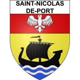 Stickers coat of arms Saint-Nicolas-de-Port adhesive sticker