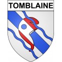 Stickers coat of arms Tomblaine adhesive sticker