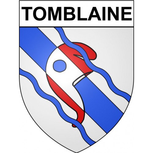 Stickers coat of arms Tomblaine adhesive sticker