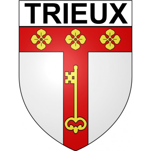 Trieux Sticker wappen, gelsenkirchen, augsburg, klebender aufkleber