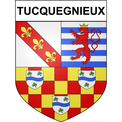 Tucquegnieux 54 ville Stickers blason autocollant adhésif