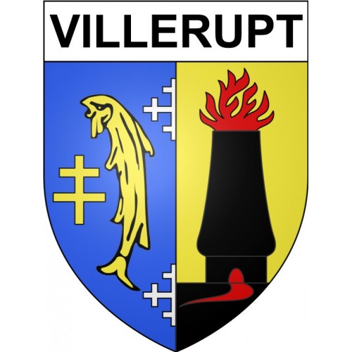 Villerupt 54 ville Stickers blason autocollant adhésif