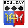 Bouligny 55 ville Stickers blason autocollant adhésif