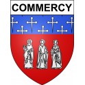 Commercy 55 ville Stickers blason autocollant adhésif