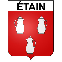 Pegatinas escudo de armas de étain adhesivo de la etiqueta engomada