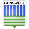 Pegatinas escudo de armas de Fains-Véel adhesivo de la etiqueta engomada