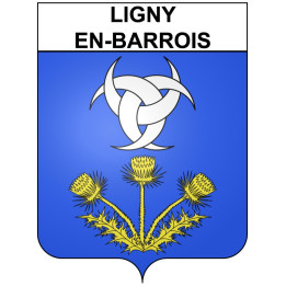 Ligny-en-Barrois Sticker wappen, gelsenkirchen, augsburg, klebender aufkleber