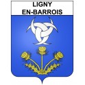 Stickers coat of arms Ligny-en-Barrois adhesive sticker
