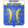 Revigny-sur-Ornain 55 ville Stickers blason autocollant adhésif