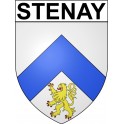 Stenay Sticker wappen, gelsenkirchen, augsburg, klebender aufkleber