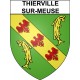 Thierville-sur-Meuse 55 ville Stickers blason autocollant adhésif