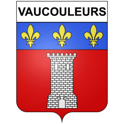 Pegatinas escudo de armas de Vaucouleurs adhesivo de la etiqueta engomada