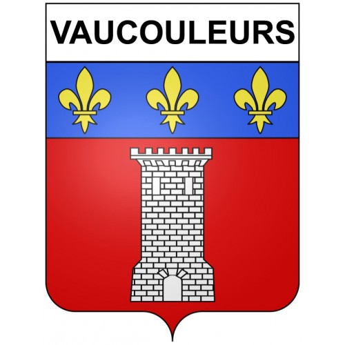 Vaucouleurs 55 ville Stickers blason autocollant adhésif
