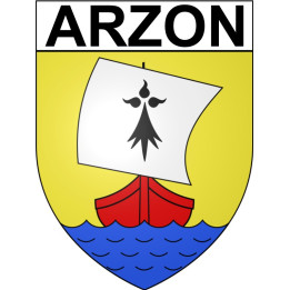 Arzon 56 ville Stickers blason autocollant adhésif