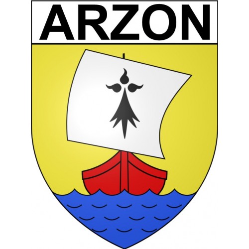 Arzon 56 ville Stickers blason autocollant adhésif