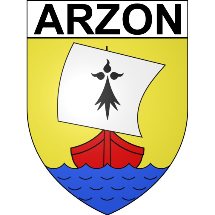 Stickers coat of arms Arzon adhesive sticker