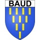 Pegatinas escudo de armas de Baud adhesivo de la etiqueta engomada