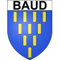 Baud Sticker wappen, gelsenkirchen, augsburg, klebender aufkleber