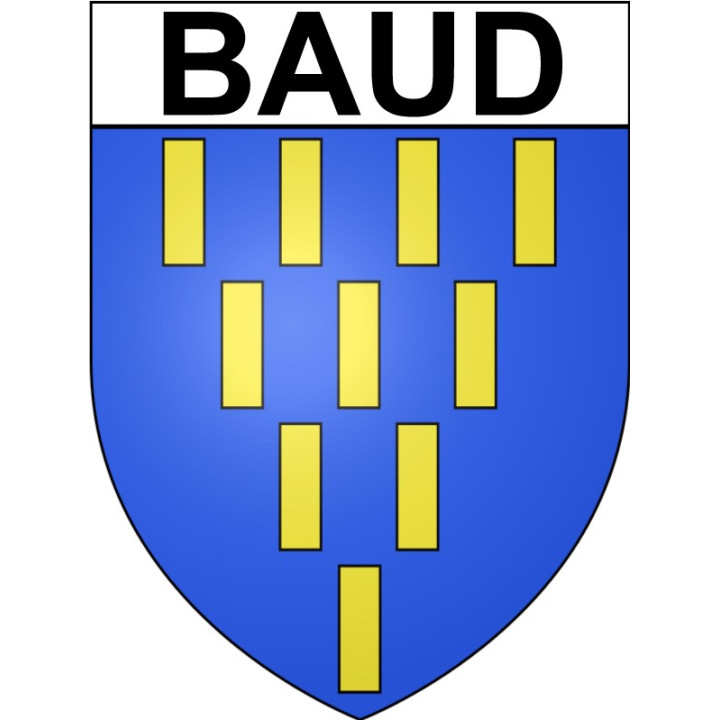 Baud 56 ville Stickers blason autocollant adhésif