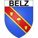 Belz Sticker wappen, gelsenkirchen, augsburg, klebender aufkleber