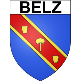Pegatinas escudo de armas de Belz adhesivo de la etiqueta engomada