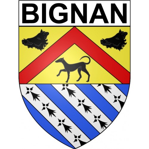 Bignan Sticker wappen, gelsenkirchen, augsburg, klebender aufkleber