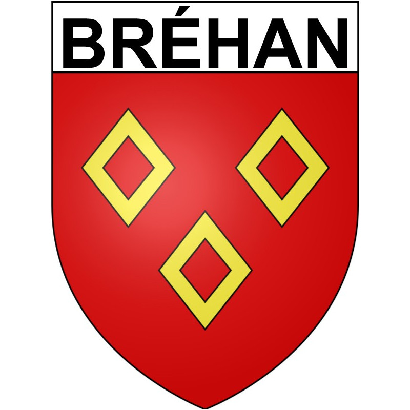 Bréhan Sticker wappen, gelsenkirchen, augsburg, klebender aufkleber