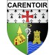 Stickers coat of arms Carentoir adhesive sticker