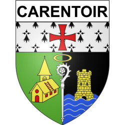 Adesivi stemma Carentoir adesivo